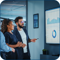 The hybrid cloud model and how public and private clouds